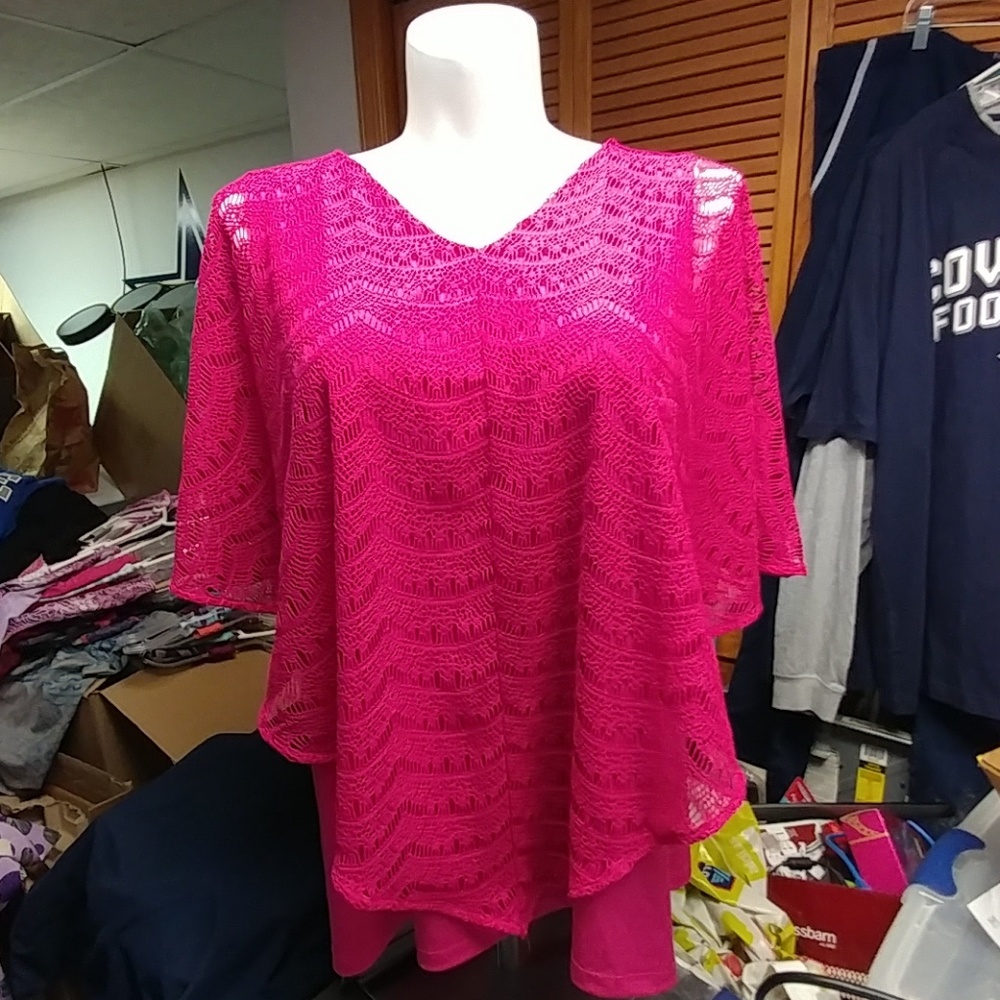 Poncho blouse